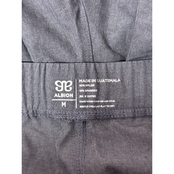 Albion Pants Medium Womens Jetsetters High Rise Zip Ankle Jogger Gray - Picture 6 of 6